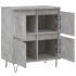 Aparador de madera contrachapada gris hormigón 60x35x70