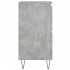 Aparador de madera contrachapada gris hormigón 60x35x70