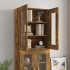Armario colgante de pared roble ahumado 69,5x34x90