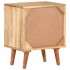 Mesita de noche de madera maciza de acacia 40x30x50