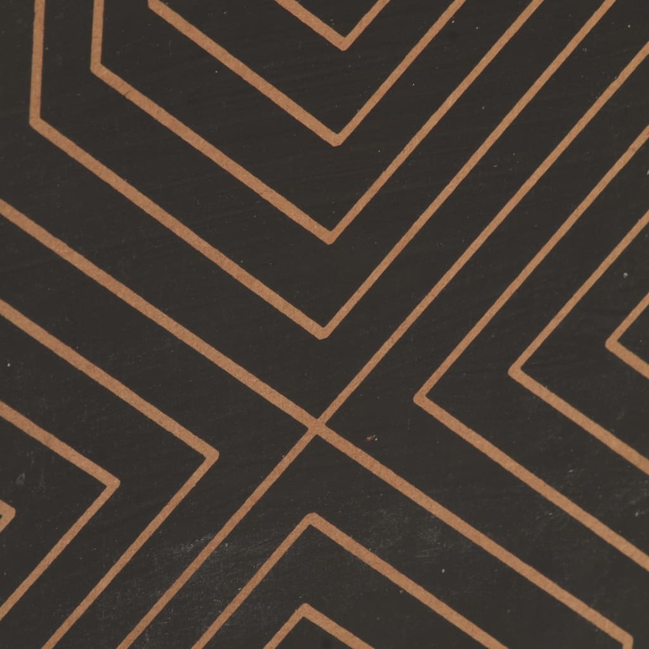 Mesita de noche de madera maciza de acacia 40x30x50