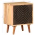 Mesita de noche de madera maciza de acacia 40x30x50