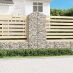 Cesta gaviones forma arco hierro galvanizado 100x30x220/240 cm