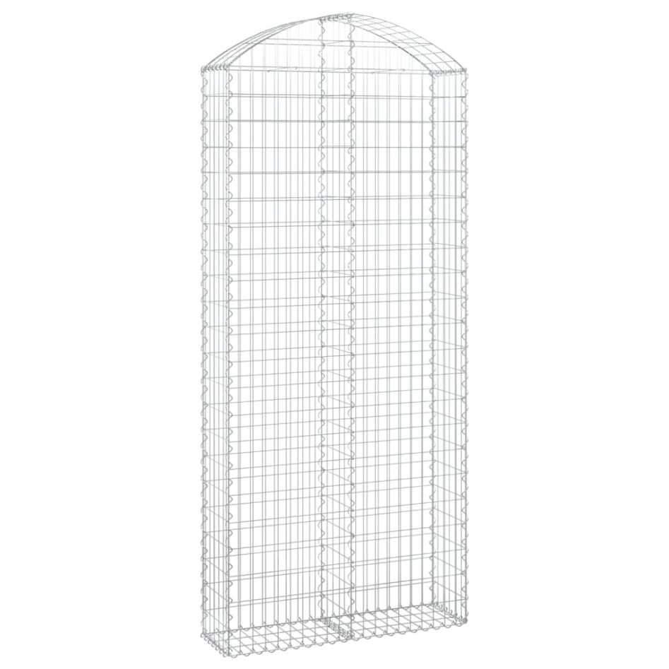 Cesta gaviones forma arco hierro galvanizado 100x30x220/240