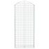 Cesta gaviones forma arco hierro galvanizado 100x30x220/240