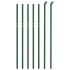 Cerca de alambre de acero galvanizado verde 0,8x10