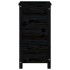 Jardinera madera maciza de pino negro 40x40x78