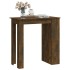 Mesa alta con estante roble ahumado 102x50x103,5