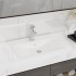 Lavabo de cerámica rectangular con orificio de grifo 60x46