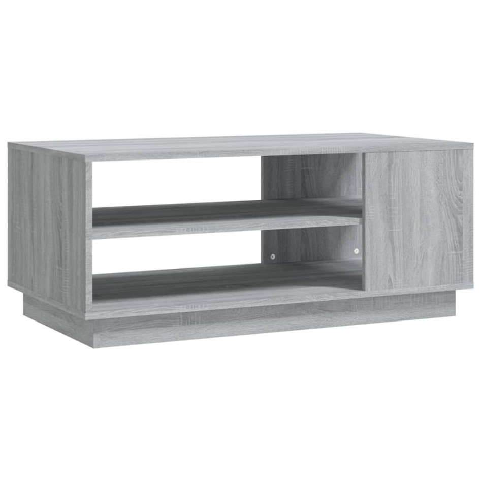 Mesa de centro madera de ingeniería gris Sonoma 102x55x43