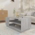 Mesa de centro madera de ingeniería gris Sonoma 102x55x43