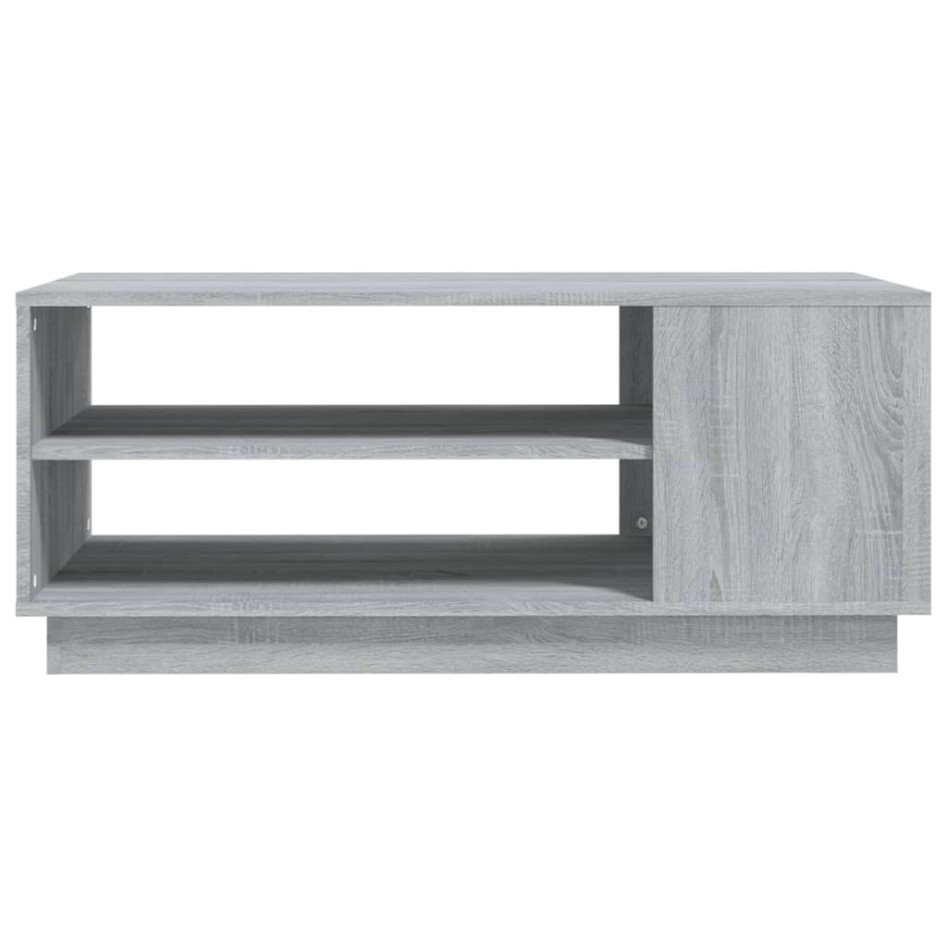 Mesa de centro madera de ingeniería gris Sonoma 102x55x43