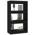 Estantería/divisor madera de ingeniería negro 60x30x103