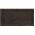 Estante pared madera roble tratada marrón oscuro 80x40x(2-6)