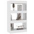 Estantería/divisor madera ingeniería blanco brillo 60x30x103