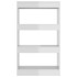 Estantería/divisor madera ingeniería blanco brillo 60x30x103