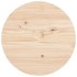 Mesa de centro de madera maciza de pino Ø55x60