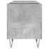 Mueble discos madera contrachapada gris hormigón 121x38x48