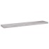 Estante flotante pared 4 uds MDF gris hormigón 120x23,5x3,8
