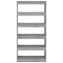 Estantería/divisor madera ingeniería gris Sonoma 80x30x166