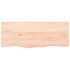 Estante de pared madera maciza roble sin tratar 100x40x(2-6)
