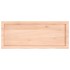 Estante de pared madera maciza roble sin tratar 100x40x(2-6)