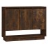 Aparador de madera de ingeniería roble ahumado 97x31x75