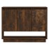 Aparador de madera de ingeniería roble ahumado 97x31x75