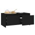 Mesa de centro madera de ingeniería negra 90x50x41,5