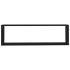 Estantes cubo de pared 4 uds contrachapado negro 100x15x30