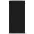 Estantes cubo de pared 4 uds contrachapado negro 100x15x30