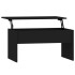 Mesa de centro madera de ingeniería negra 80x50,5x41,5