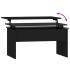 Mesa de centro madera de ingeniería negra 80x50,5x41,5