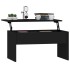 Mesa de centro madera de ingeniería negra 80x50,5x41,5
