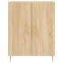 Aparador de madera de ingeniería roble Sonoma 69,5x34x90