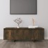 Mueble de TV madera contrachapada roble ahumado 120x30x40,5