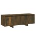Mueble de TV madera contrachapada roble ahumado 120x30x40,5