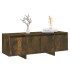 Mueble de TV madera contrachapada roble ahumado 120x30x40,5
