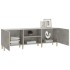 Mueble de TV madera contrachapada gris hormigón 150x30x50
