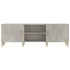 Mueble de TV madera contrachapada gris hormigón 150x30x50