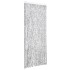 Cortina mosquitera de chenilla gris claro y oscuro 90x220