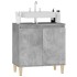 Armario de lavabo madera contrachapada gris hormigón