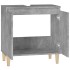 Armario de lavabo madera contrachapada gris hormigón