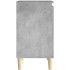 Armario de lavabo madera contrachapada gris hormigón