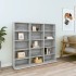 Estantería para CDs madera contrachapada gris 102x23x89,5