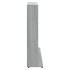 Estantería para CDs madera contrachapada gris 102x23x89,5