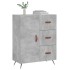 Aparador de madera de ingeniería gris hormigón 69,5x34x90