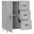 Aparador de madera de ingeniería gris hormigón 69,5x34x90