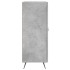 Aparador de madera de ingeniería gris hormigón 69,5x34x90