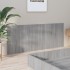 Cabecero de cama madera contrachapada gris Sonoma 200x1,5x80